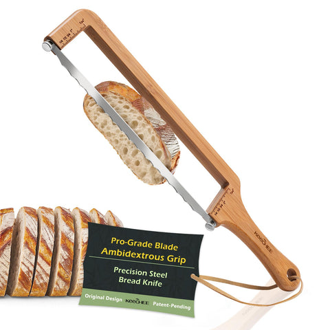 Keechee cuchillo para pan con hoja afilada de acero inoxidable para cortes limpios