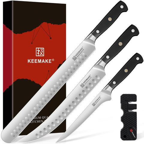 Cuchillo KEEMAKE brisket 12 pulgadas con hoja larga para cortes uniformes