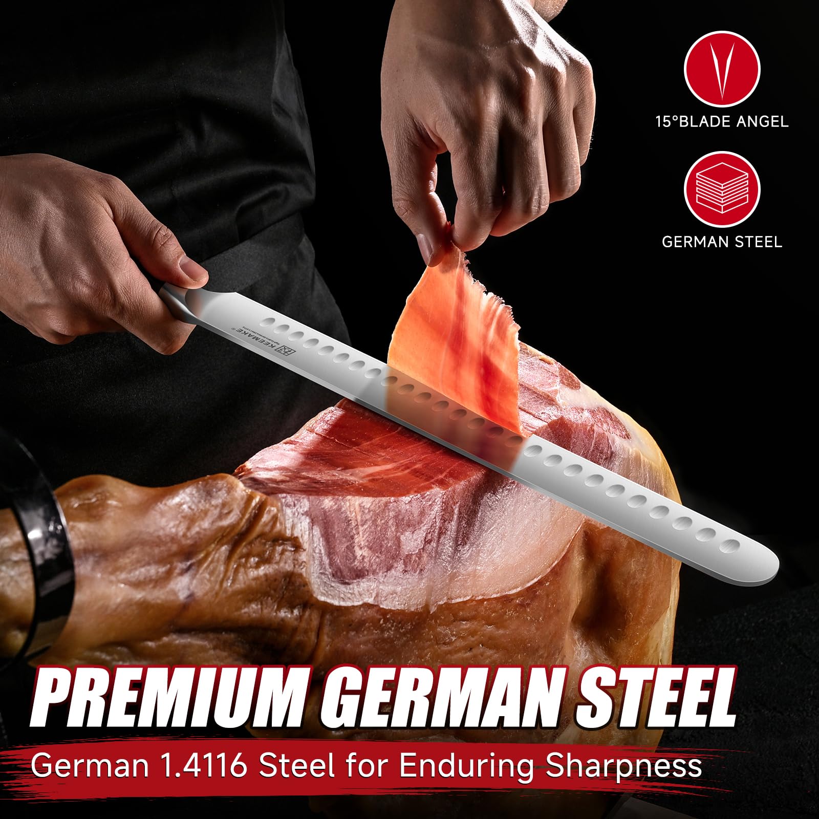 Cuchillo KEEMAKE carne 10 pulgadas para cortes precisos