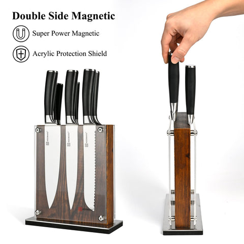 KEEMAKE cuchillo de carne con filo estable, ideal para separar porciones.