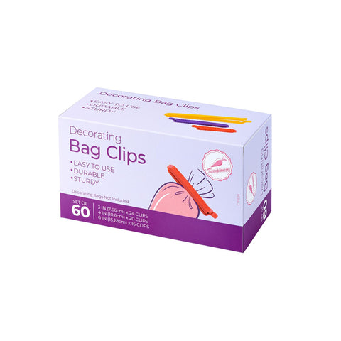 Keenpioneer clips cierre para bolsas de 3 pulgadas: sellado rápido para repostería.