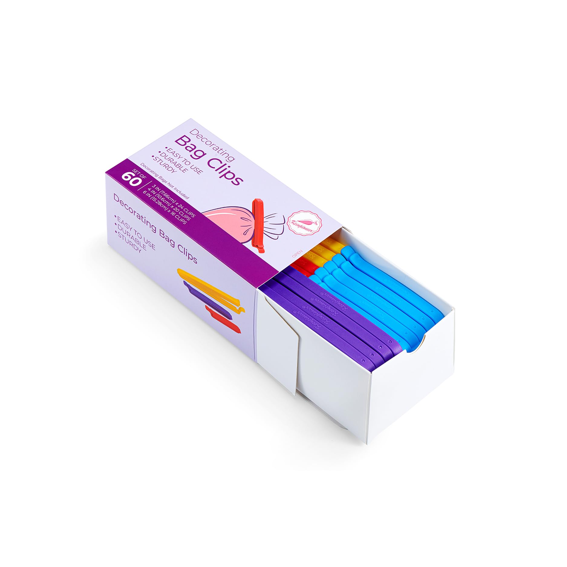 Keenpioneer clips cierre para bolsas de 4 pulgadas: cierre seguro y práctico para manualidades.