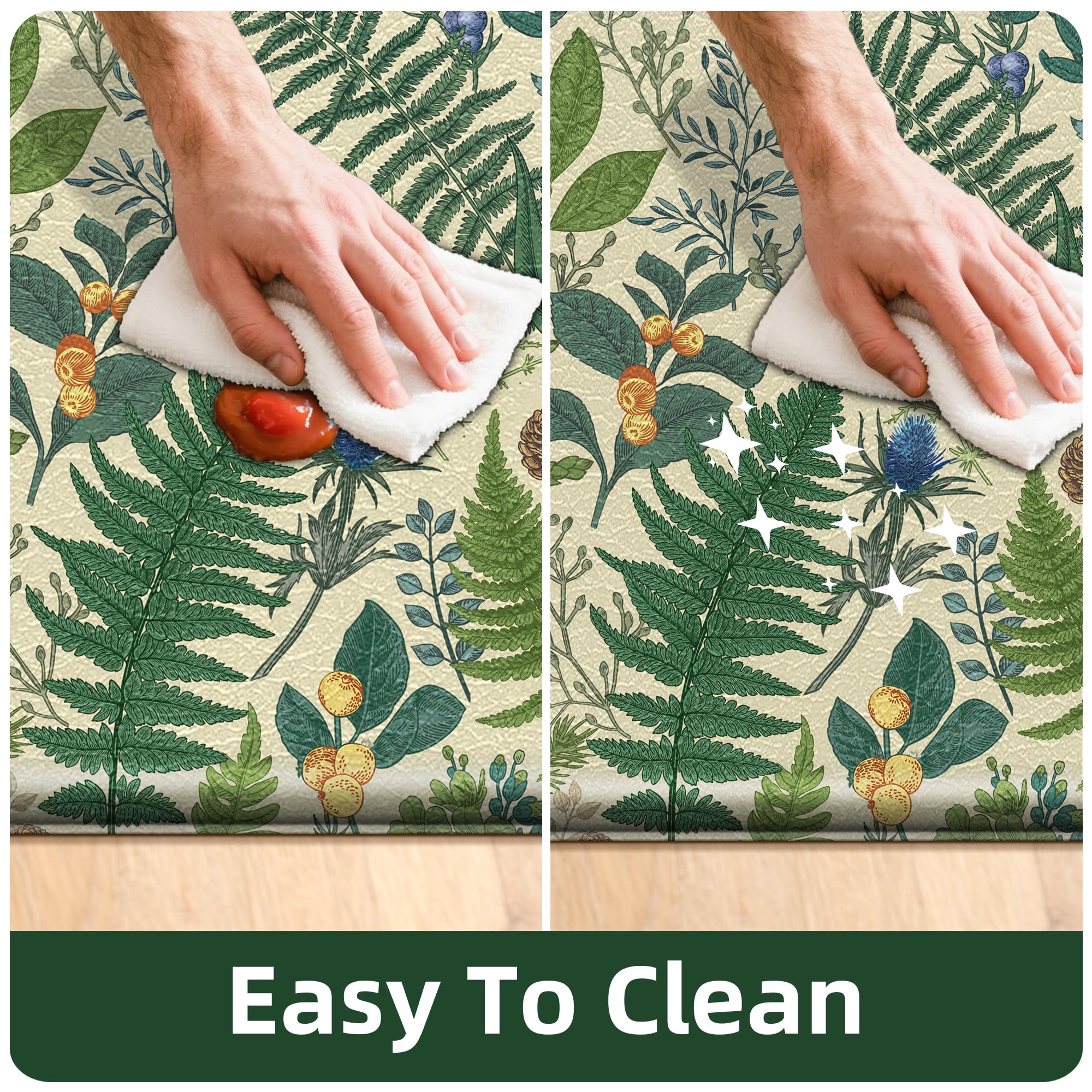 Keensoft diseño botánico, ideal para decorar y proteger el piso