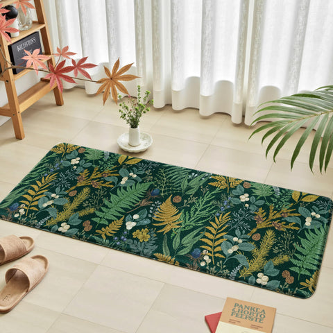 Keensoft textura PVC suave, foco: superficie verde, ideal para apoyar pies al cocinar