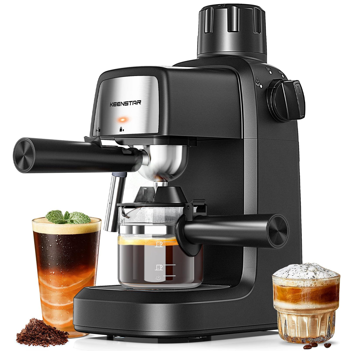 KEENSTAR 3.5B frontal, diseño compacto perfecto para cocinas pequeñas.