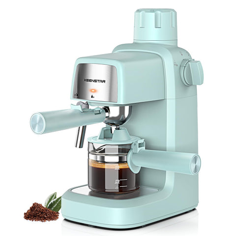 KEENSTAR máquina espresso 3-5 bar, extracción rápida de café.