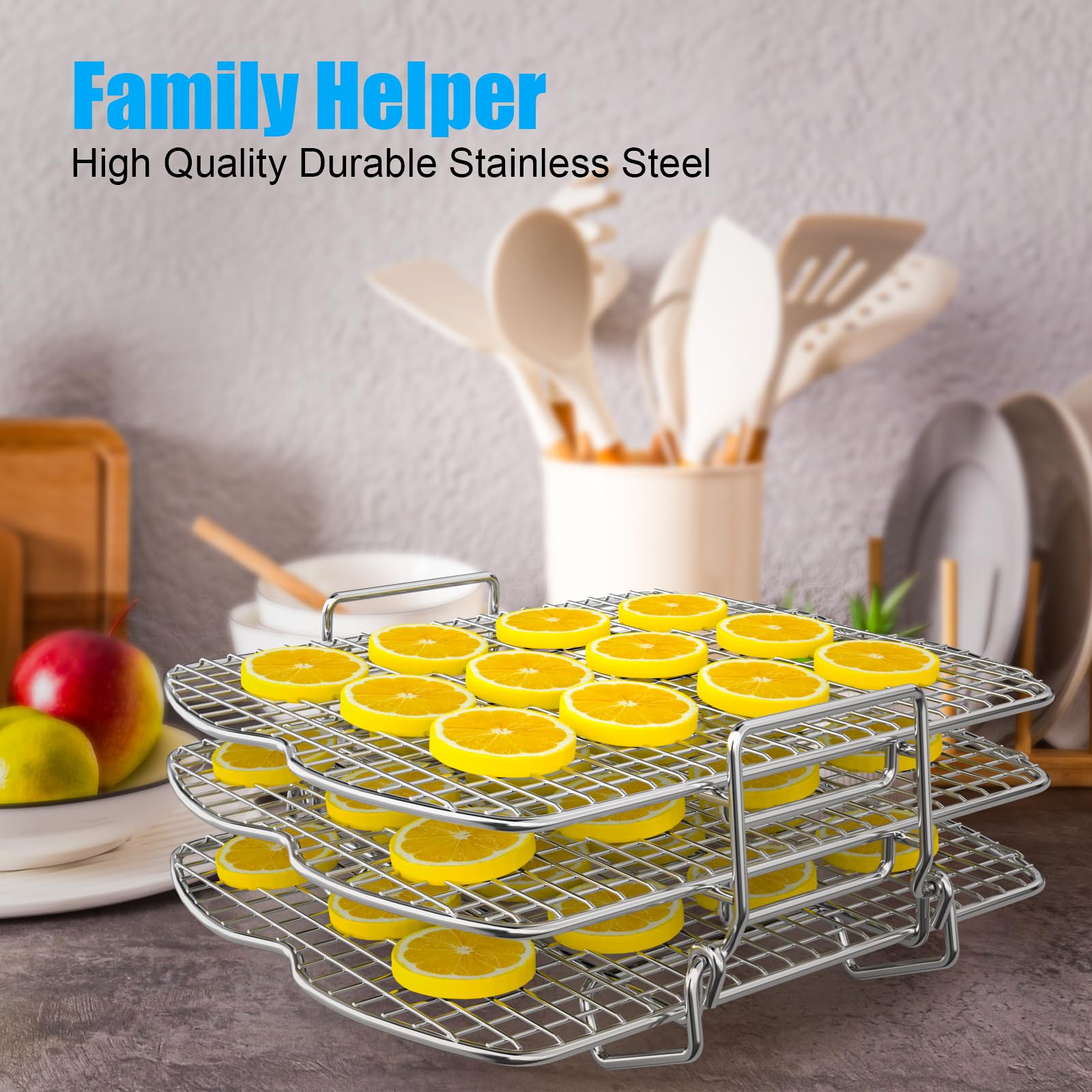 KEESHA rack para Ninja AG300, apto para deshidratar y dorar alimentos crujientes.