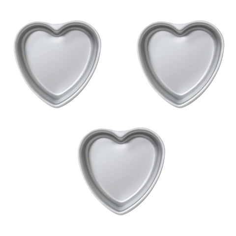 Kefyixc molde corazón pastel 6 pulgadas para pasteles uniformes