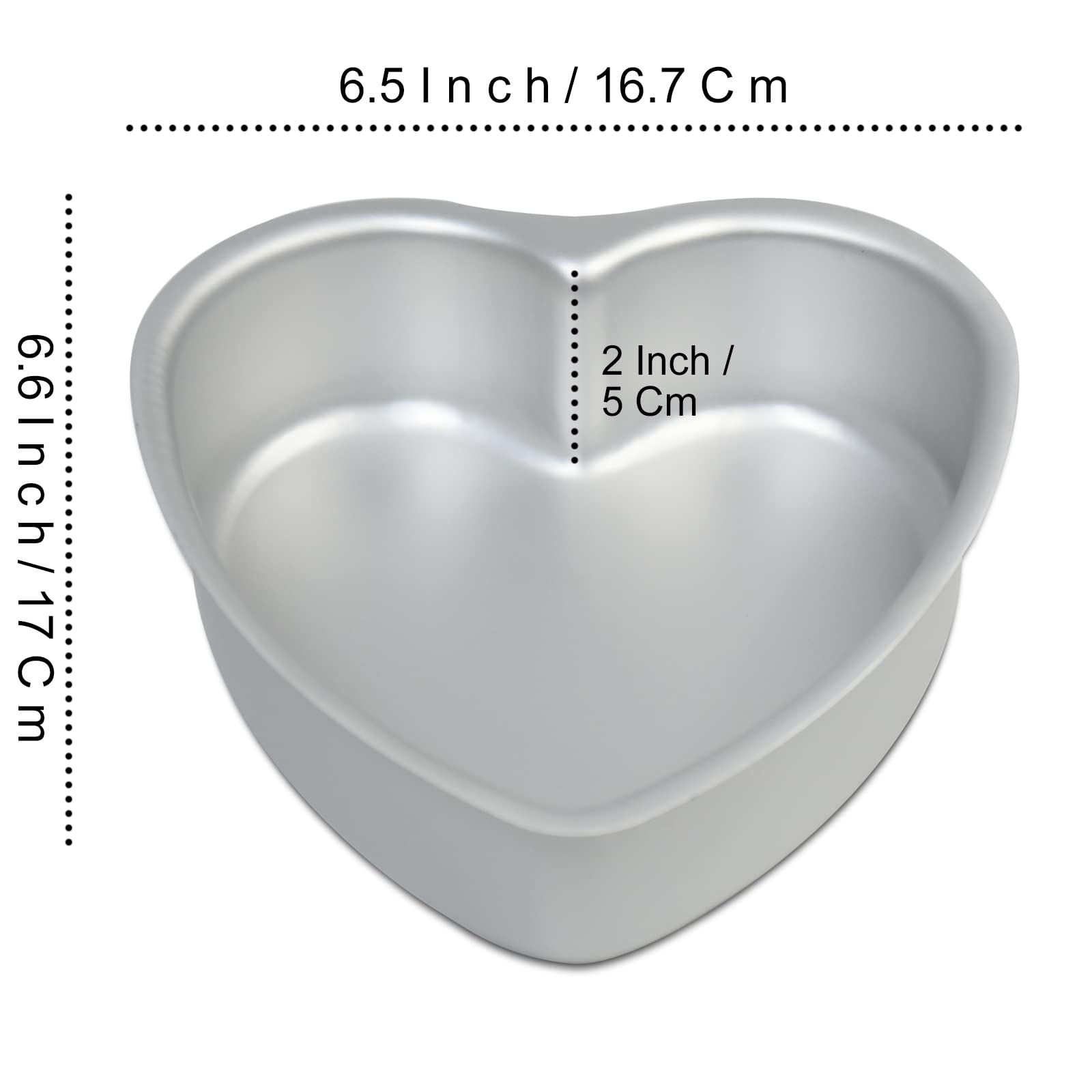 Kefyixc moldes de corazón para pastel, ideal para bodas y fiestas