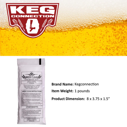 Kegconnection Brew Clean: kit opcional para limpieza completa de líneas y kegs.