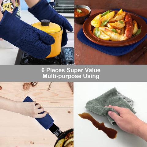 KEGOUU conjunto-cocina-6-piezas ideal para hornear y asar