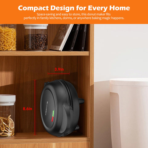 KEINVE Mini Donas Waffle Cake Maker, ideas de coberturas para personalizar tus donas.