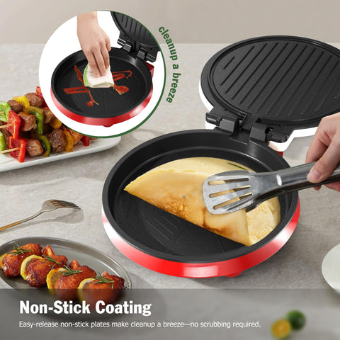 KEINVE parrilla para pizza funciona con un solo botón.