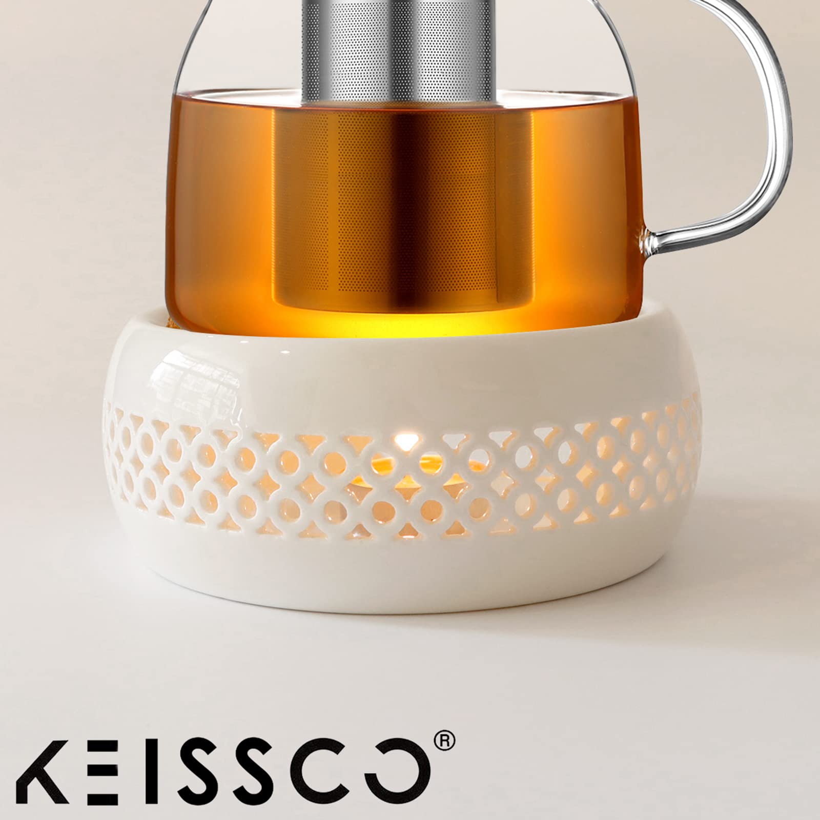 KEISSCO calentador para uso en mesa, ideal para casa o oficina.