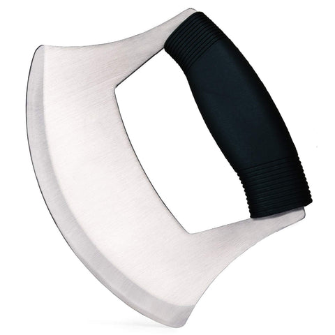 KEISSCO Cuchillo Ulu para cortar rápido verduras y carnes con precisión.