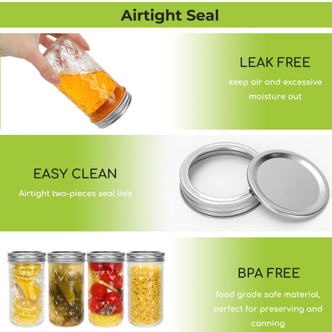 Keketin frascos mason 12oz, dimensiones útiles para almacenamiento y organización.