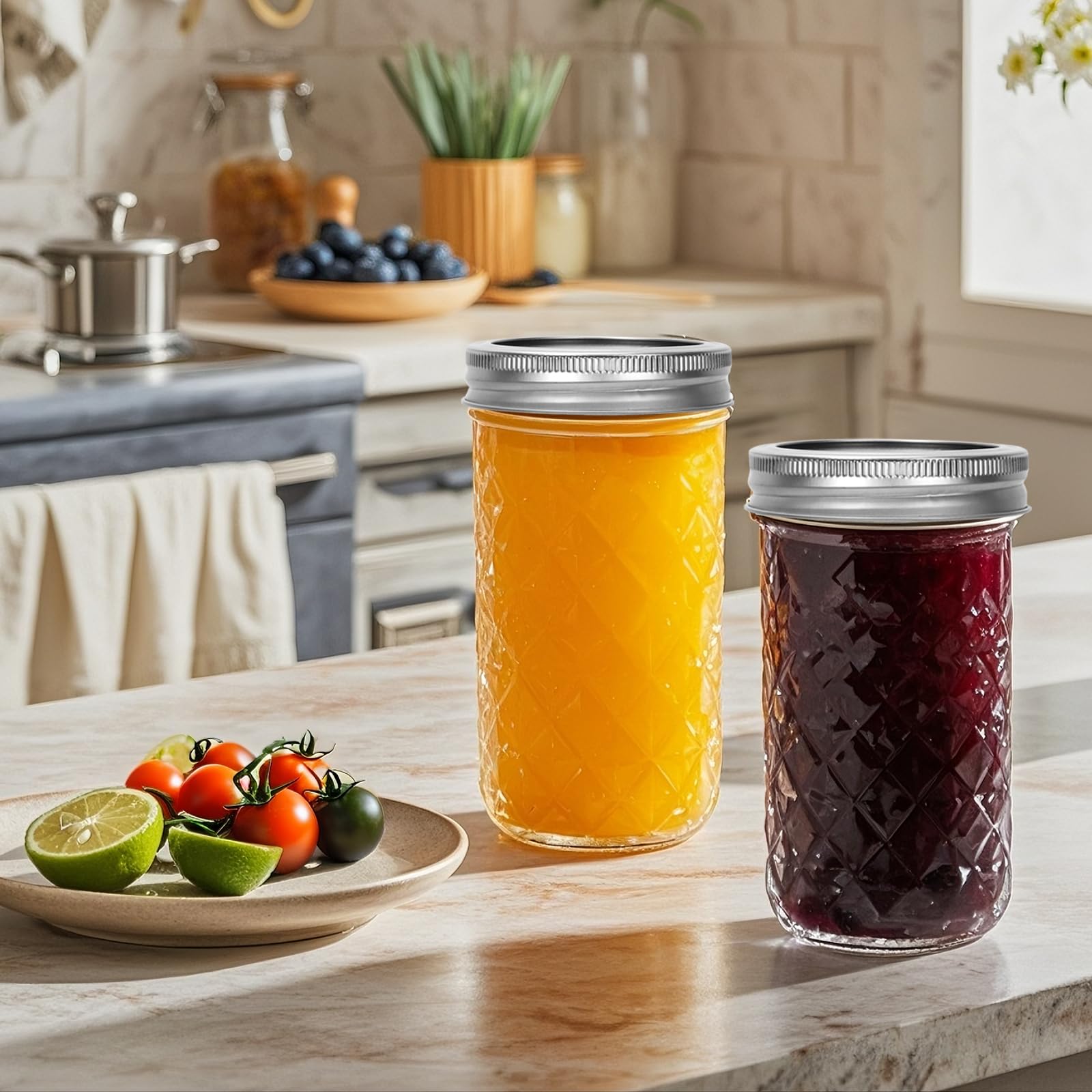 Keketin uso versátil para mermeladas, encurtidos y frutas frescas.