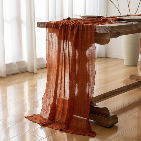 Keketoarrange corredor de mesa terracota 120p, ideal para baby shower y celebraciones