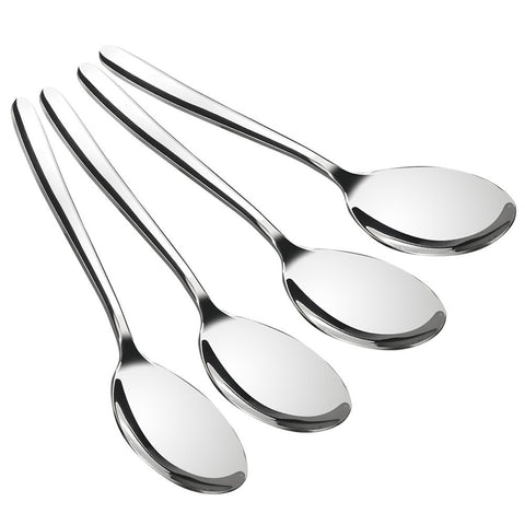Cucharas Kekow para servir en acero inoxidable, 8 piezas, ideales para buffets.