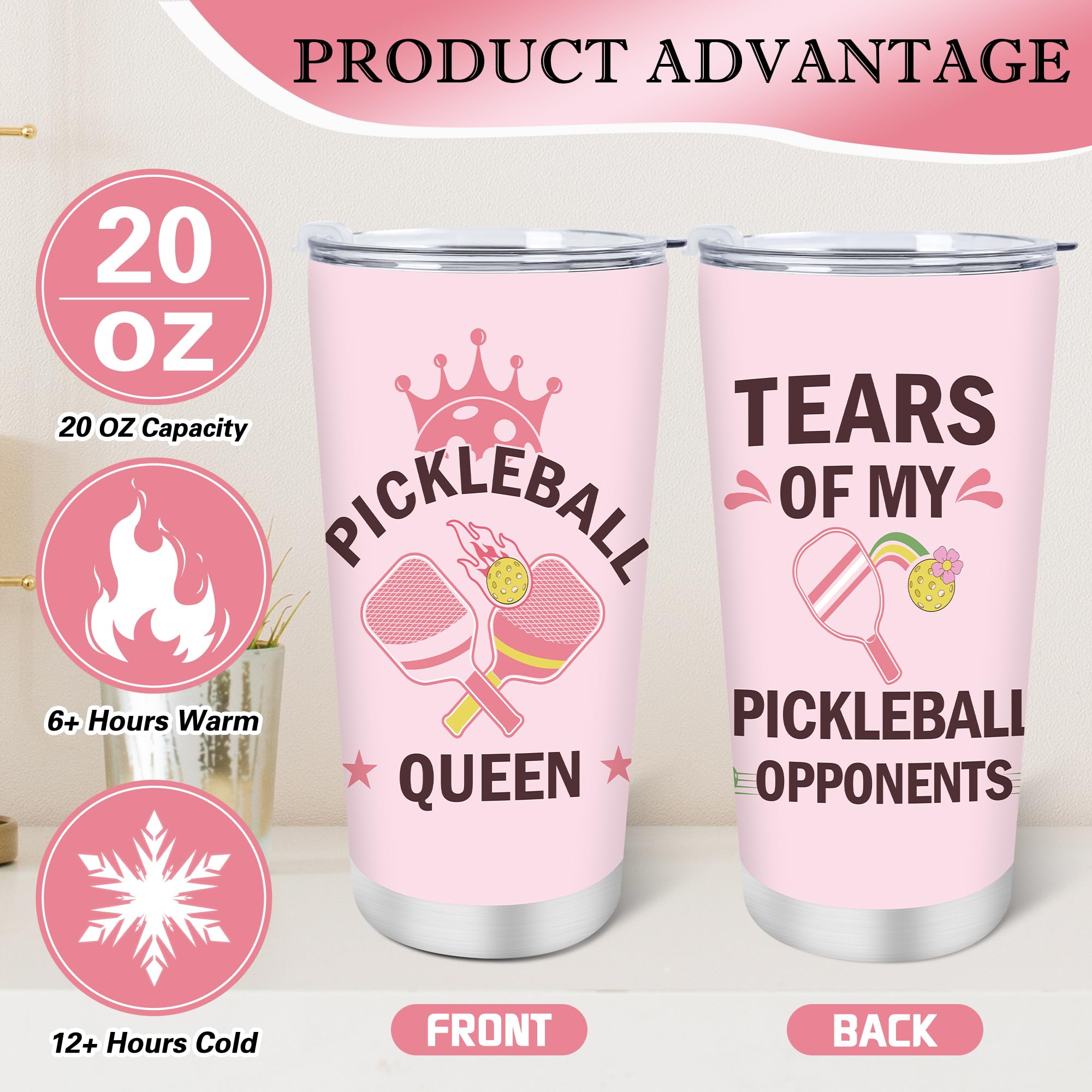 Bolsa de maquillaje de Keluna para pickleball, amplia capacidad y fácil limpieza