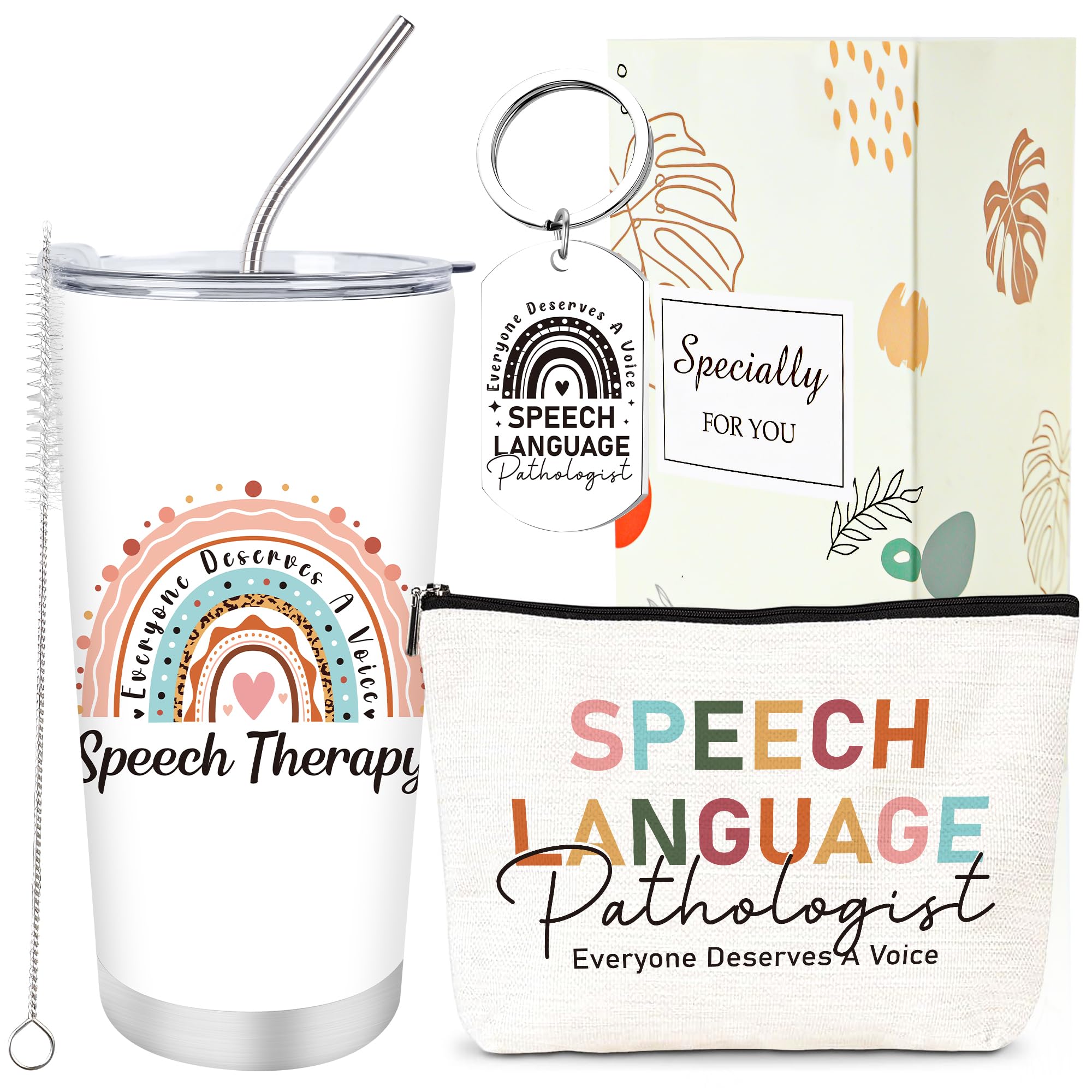Keluna vaso 20oz logopedia para bebidas calientes o frías durante sesiones y trabajo diario.