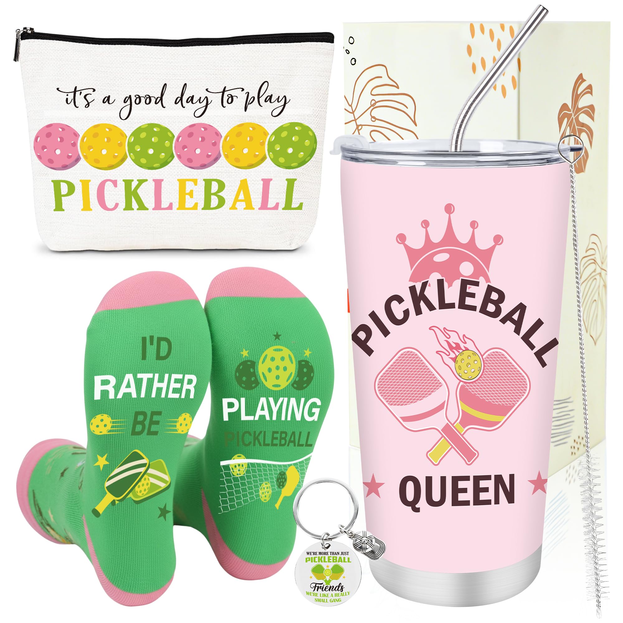 Vaso aislante de Keluna para pickleball de 20 onzas mantiene bebidas ideales para la cancha