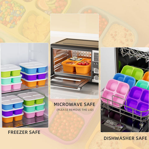 KEMETHY Bento: apto para congelador y conservación de alimentos.