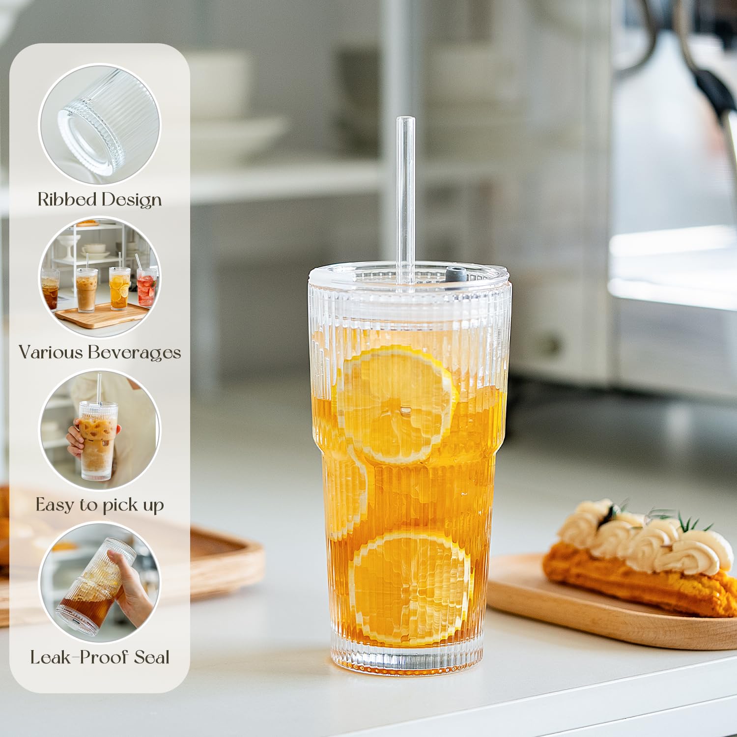 KEMORELA: vaso para té caliente o café, mantiene aroma y sabor.