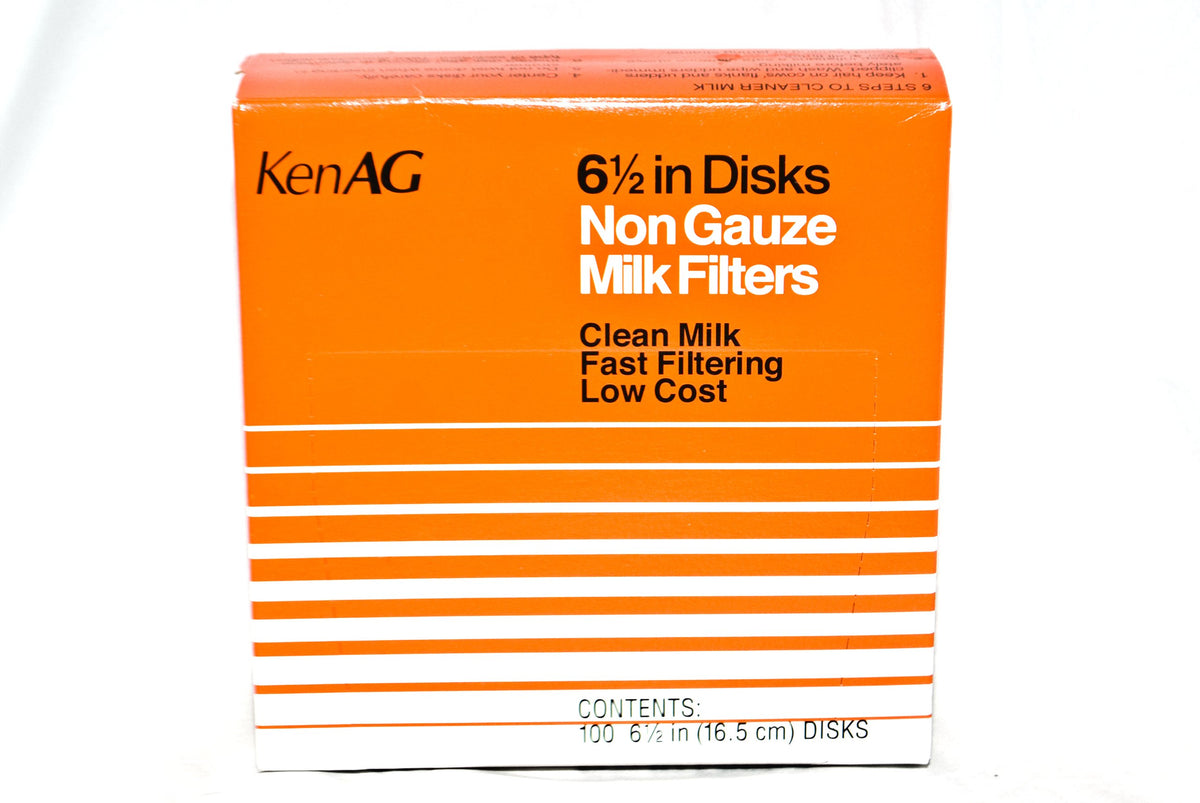 KenAG filtro de leche disco sin gasa para mejorar el flujo durante el ordeño.