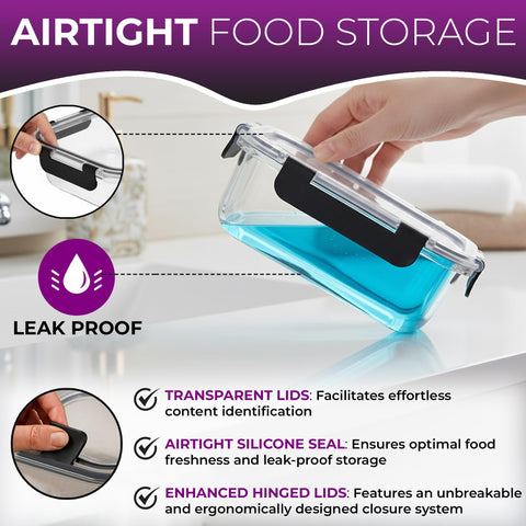 KEPSE diseño apilable para ahorrar espacio en refrigerador y despensa.