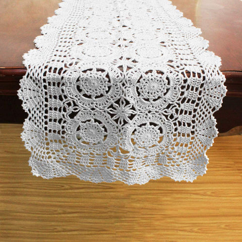 KEPSWET camino de mesa encaje para comedor, añade elegancia sin esfuerzo.