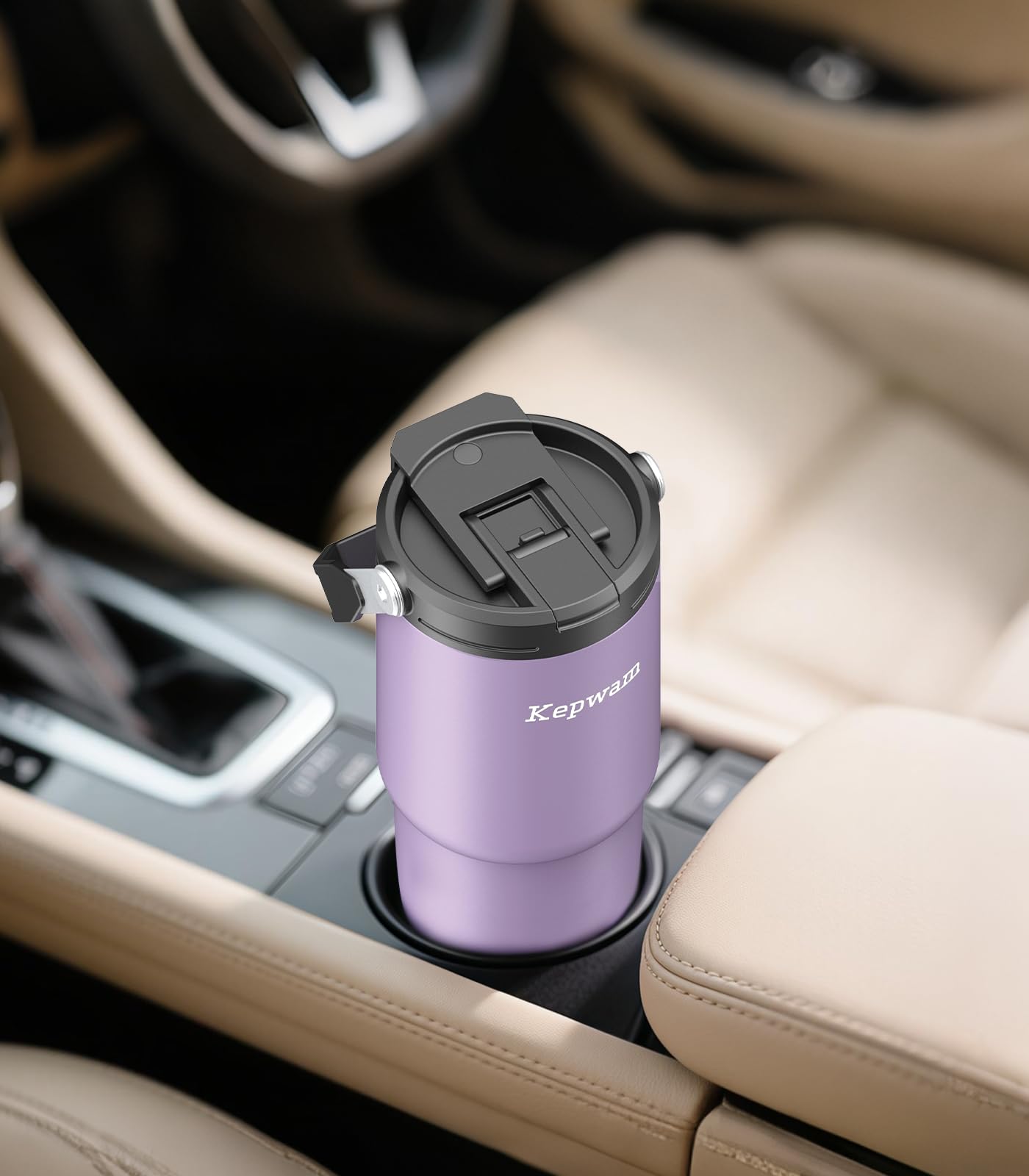 Kepwam Compatible con porta vasos del coche para llevar contigo.