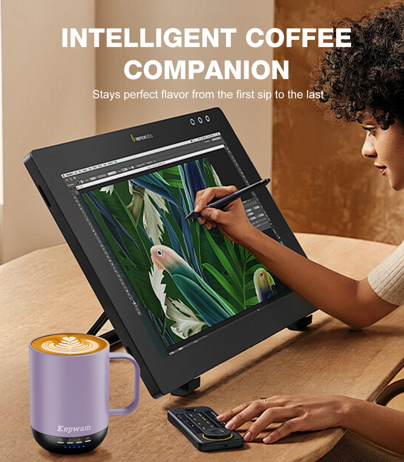 Kepwam T1-16oz, regalo ideal para amantes del café y rituales diarios.