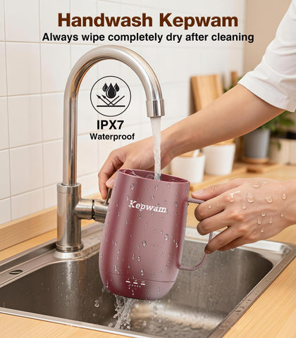 Kepwam T2-Plus: capacidad de 20oz para menos recargas