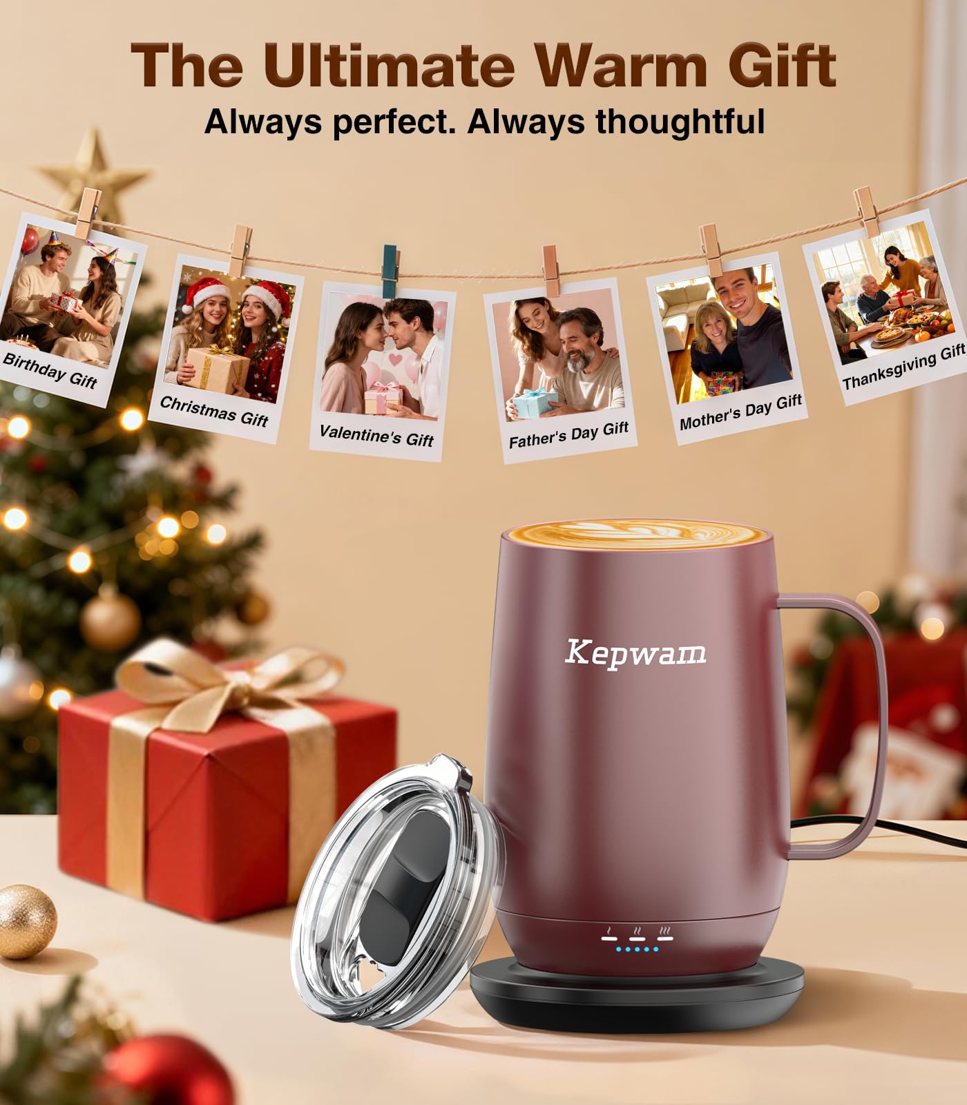 Kepwam T2-Plus: idea de regalo cálido para amantes del café