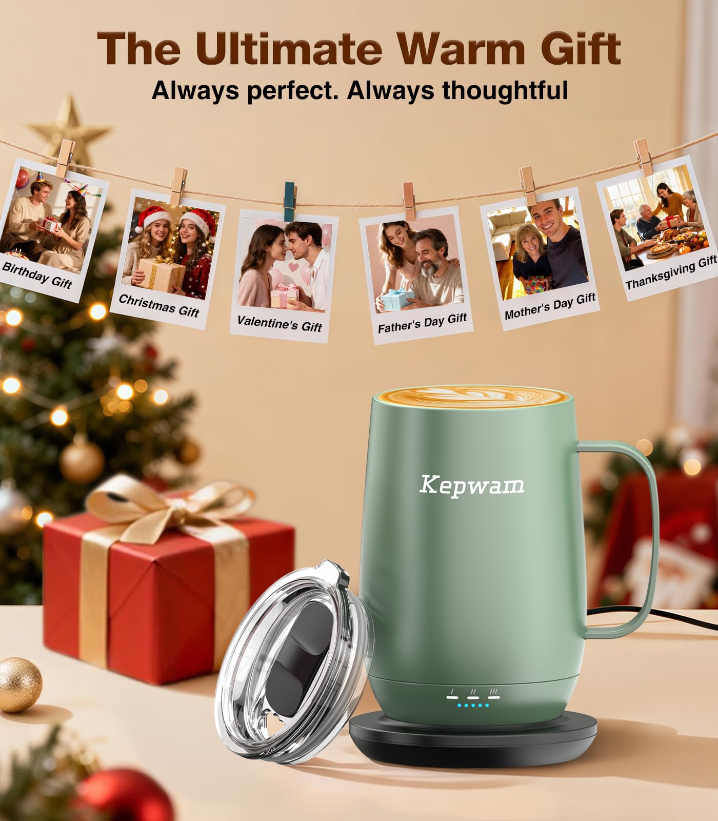 Kepwam T2-Plus, ideal para oficina y regalos cálidos.