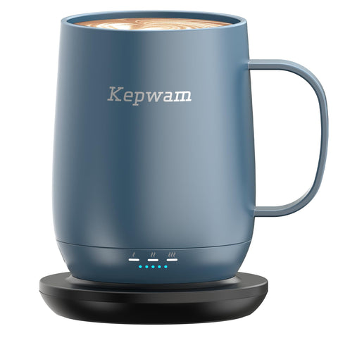 Taza Kepwam T2 con tapa deslizante mantiene caliente la bebida
