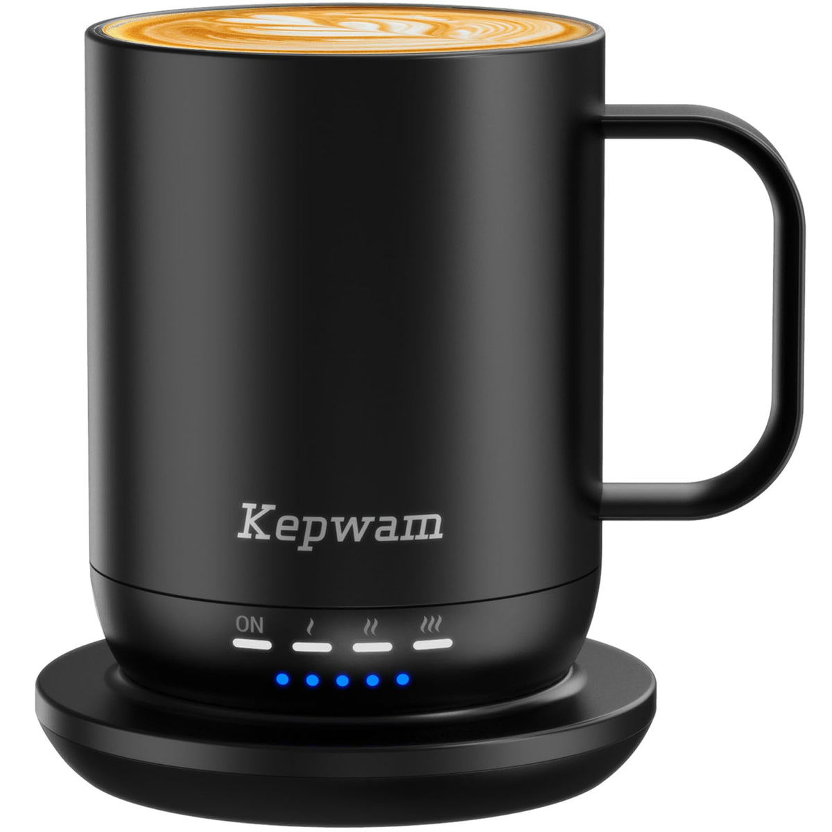 Taza Kepwam delante para mantener tu café caliente durante más tiempo