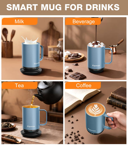Kepwam T1-16oz regalo perfecto para amantes del café y bebidas calientes