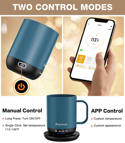 Kepwam T1-16oz, dos modos de control para comodidad diaria.
