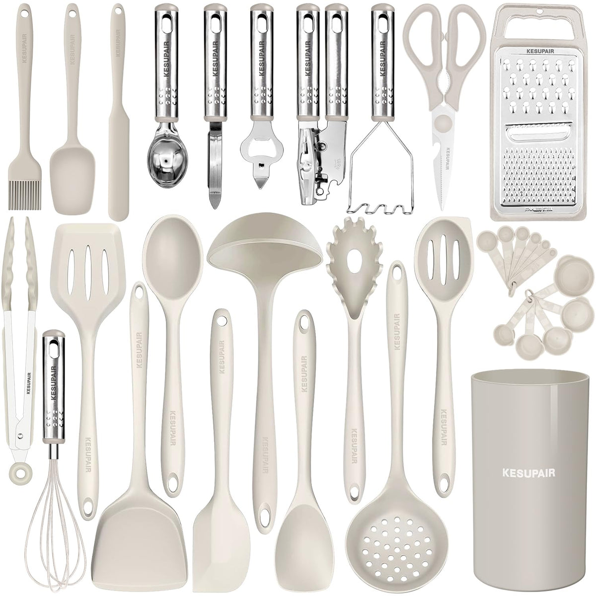 KESUPAIR escurridor de silicona, ideal para escurrir sin rayar sartenes antiadherentes
