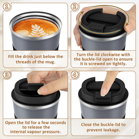 KETIEE Taza viaje ideal como regalo práctico para familia y amigos