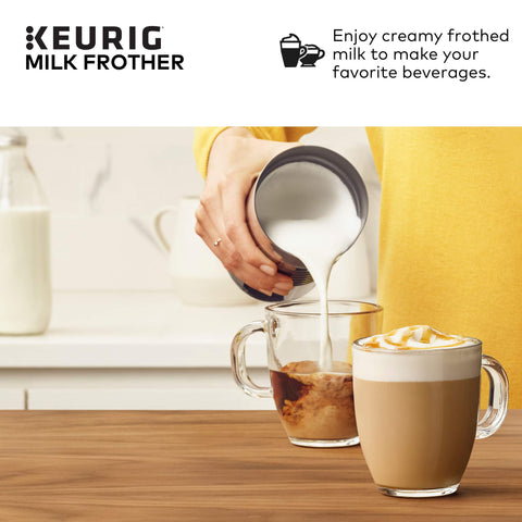 Keurig espumador de leche con almendra para bebidas cremosas