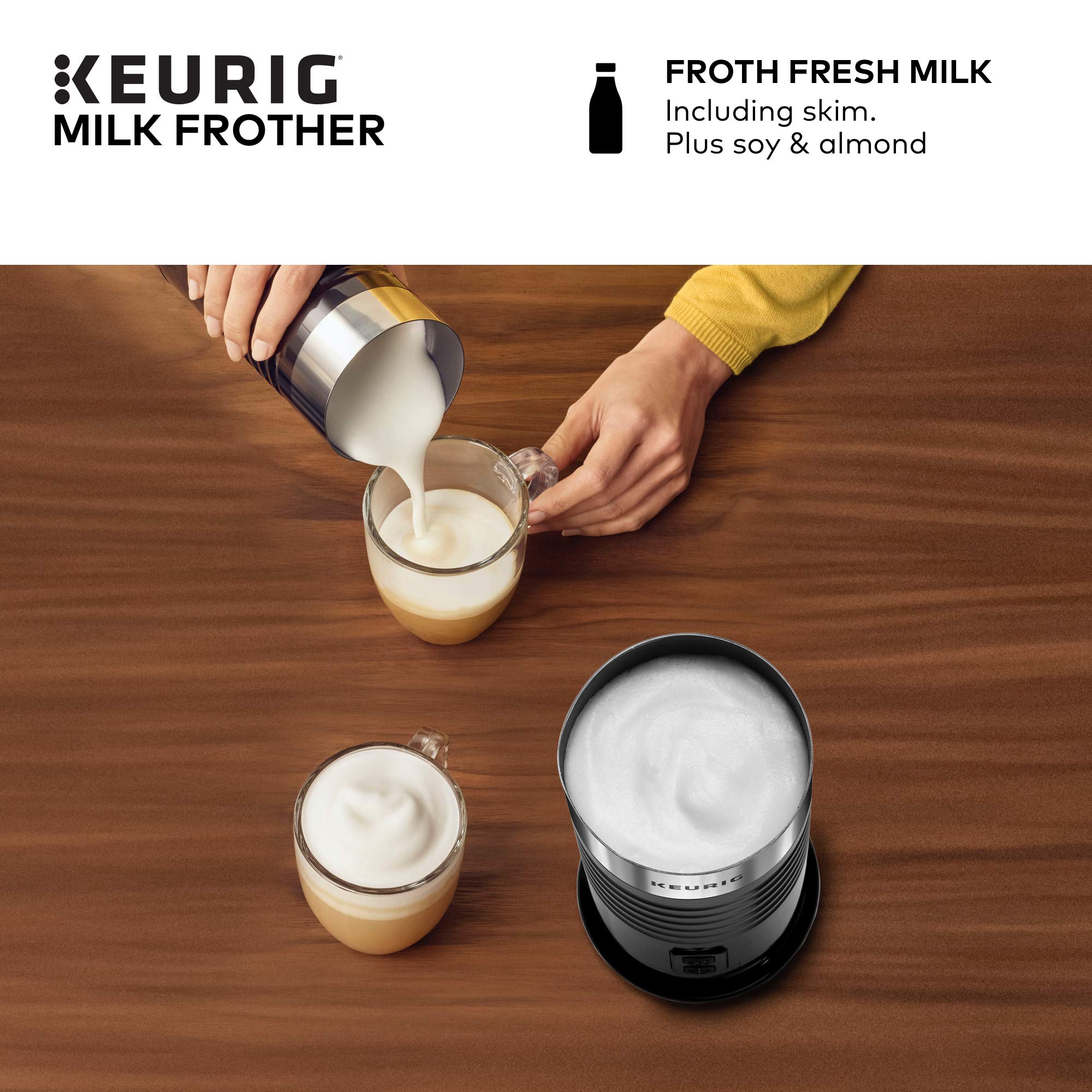 Keurig espumador de leche con soja para bebidas veganas