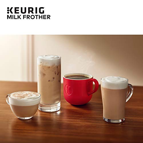 Keurig espumador de leche tapa removible facilita almacenamiento