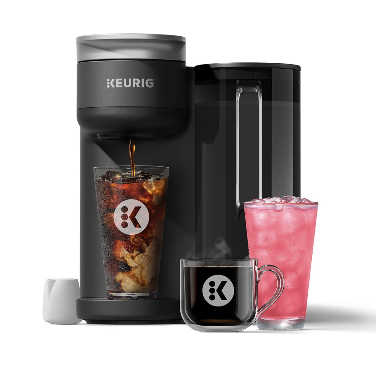 Keurig K-Brew + Chill con chorros de café frío para reuniones.