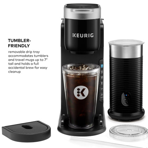 Keurig K-Café Barista Bar apagado automático para ahorro de energía.