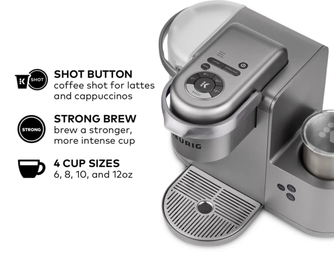Keurig K-Café C compatibilidad con cápsulas K-Cup para múltiples bebidas