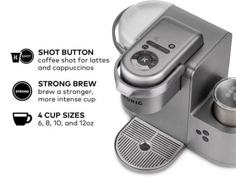 Keurig K-Café C compatibilidad con cápsulas K-Cup para múltiples bebidas