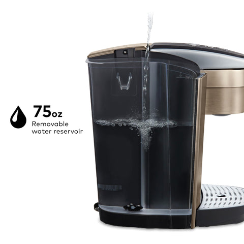 Keurig K-Elite, modo helado para café sobre hielo.
